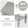 Narrow Console Table, Slim Sofa Table with Three Storage Drawers and Bottom Shelf for Living Room, Easy Assembly (Gray Wash)