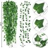 98 Feet Fake Ivy Leaves Artificial Ivy Garland Greenery Garlands Fake Hanging Plant Vine for Bedroom Wall Decor Wedding Party Room Astethic Stuff