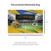 [Personalization Only] Official NFL Packers - 20" x 32" Personalized Washable Rug