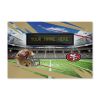 [Personalization Only] Official NFL 49ers - 20" x 32" Personalized Washable Rug