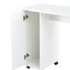 Home Office Computer Desk Table with Drawers White 41.73''L 17.72\'\'W 31.5\'\'H